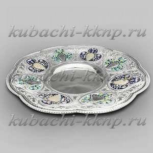 Эксклюзивное блюдо из серебра - ТРК012