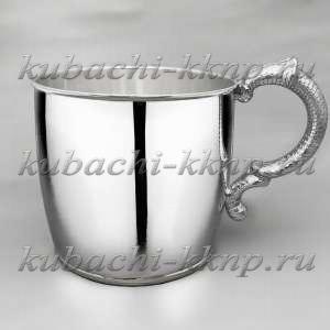 Серебряная кружка без рисунка  Серебряная кружка без рисунка