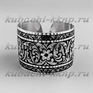 Браслет кубачинский широкий на руку  Браслет кубачинский широкий на руку