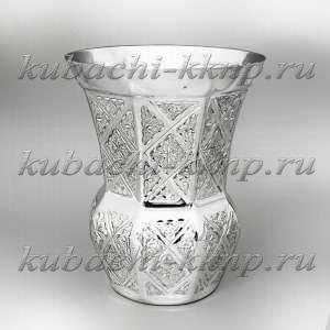 Серебряный стакан с лазерной гравировкой - СТ127