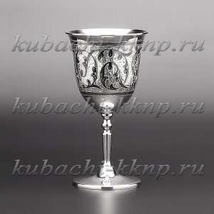 Бокал из серебра 875 пробы для вина  - бк018