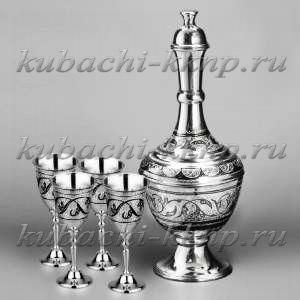 Серебряный набор для коньяка  Серебряный набор для коньяка