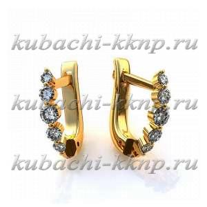 Серьги из золота 