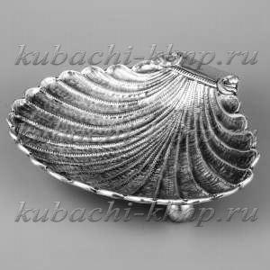 Конфетница, икорница из серебра - ик08