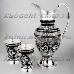 Серебряный набор для питья «Грация» - ндв032