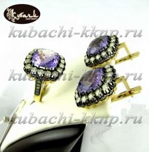 Кармазин с аметистами - к163