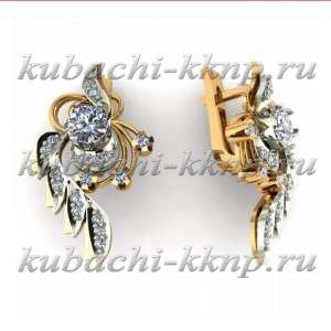 Серьги из золота 