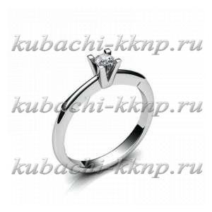 Нежное кольцо из белого золота - Yuv - 615 Нежное кольцо из белого золота - Yuv - 615