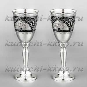Набор  рюмок , серебряный - нр07