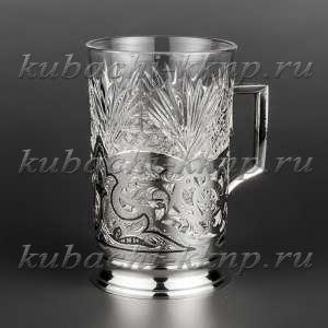 Подстаканник из серебра 875 пробы, 230 мл - пд026