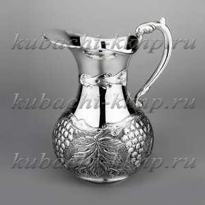 Серебряный кувшин для воды 925 пробы - КВ188