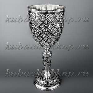 Серебряный кубок с черннением на 0,7л - кб017