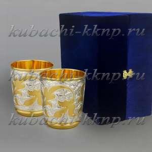 Набор из двух серебряных стаканов  Набор из двух серебряных стаканов