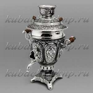 Самовар серебряный электрический «Тумт» - см021