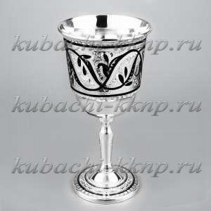Серебряный фужер для вина 