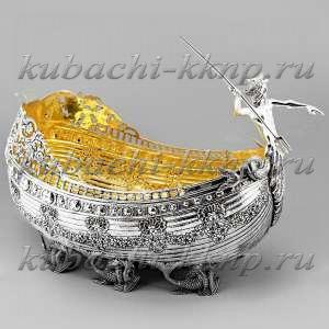 Серебряная ваза для фруктов 