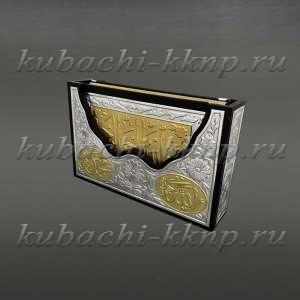 Средний Коран в серебря с пололотой - Кор016ср