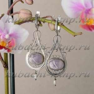 Висячие серьги - Ag-вс-71 Висячие серьги - Ag-вс-71
