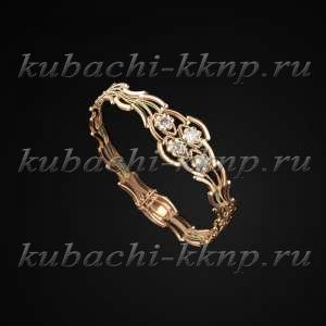 Золотой оригинальный браслет 