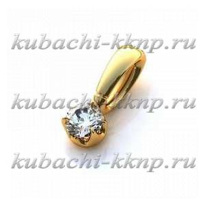 Золотой кулон на цепочку - Yuv - 320