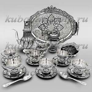 Чайный сервиз из серебра 