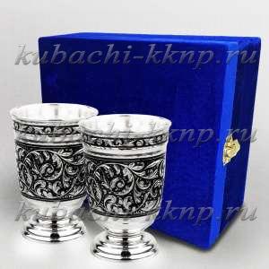 Набор из двух серебряных стаканов 