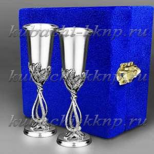 Набор из двух серебряных рюмок 