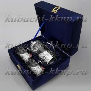 Чайный серебряный набор н две персоны - чср027