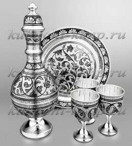 Оригинальный Водочный набор из серебра 