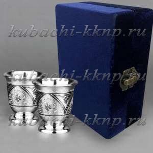Набор серебряных стопок для мужчин - стп00014-2