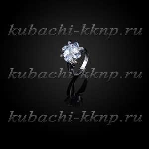 Серебряное кольцо Кубачи с фианитами  - к808
