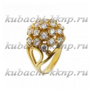 Кольцо из серебра с позолотой  Кольцо из серебра с позолотой