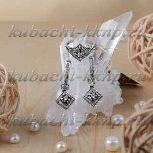 Висячие серьги - Ag-вс-38 Висячие серьги - Ag-вс-38