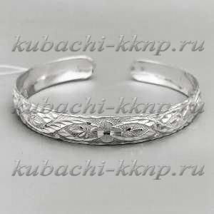 Тонкие серебряные браслеты без чернения - БР272 Тонкие серебряные браслеты без чернения - БР272