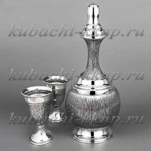 Набор для водки или коньяка из серебра 