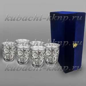 Набор серебряных стаканов 