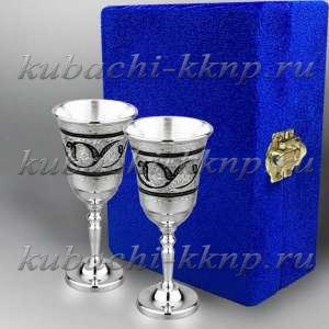 Набор рюмок из серебра  - р0004-2 Набор рюмок из серебра  - р0004-2