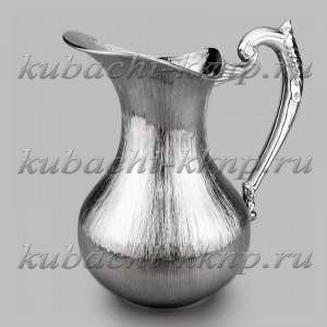 Большой серебряный кувшин без крышки 