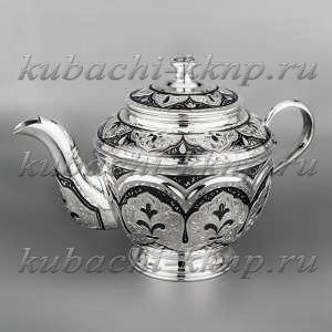 Серебряный чайник заварочный «Сказка» - чн0003
