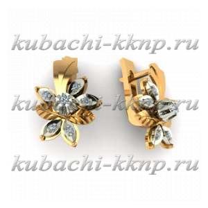 Серьги из золота 