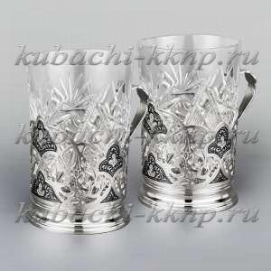 Набор серебряных подстаканников 