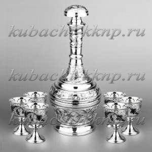 Набор для крепких напитков из серебра  Набор для крепких напитков из серебра