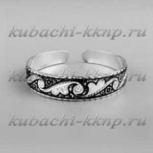 Серебряный браслет Кубачи на женскую руку - БР187 Серебряный браслет Кубачи на женскую руку - БР187