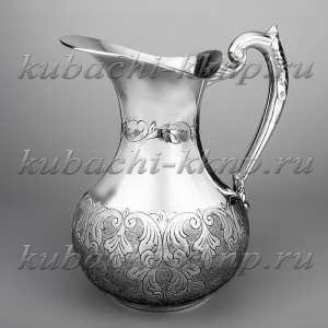 Оригинальный серебряный кувшин  - КВ214