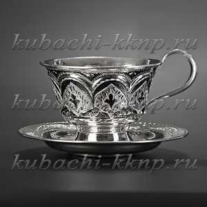 Серебряная чайная пара «Сказка» - чп010