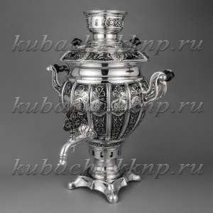 Серебряный самовар «Краса» - см023