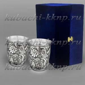 Набор из двух серебряных стаканов 
