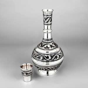 Серебряный графин для питья «Эгоист» - гр018