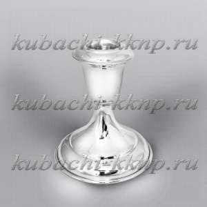 Серебряный подсвечник на 1 свечу - пдсв013