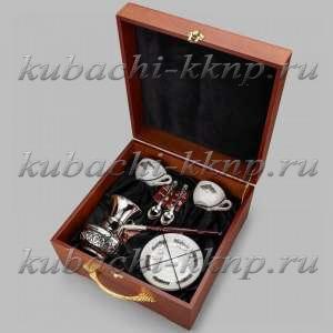 Кофейный набор из серебра на две персоны - нкф06